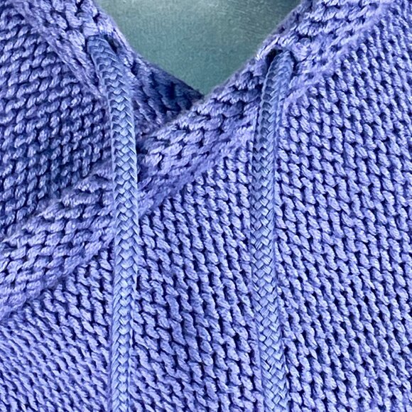 L.L. Bean Chunky Cable Knit Cotton Turtleneck Sweater M — Cozy Cottagecore Pullo - Picture 7 of 14